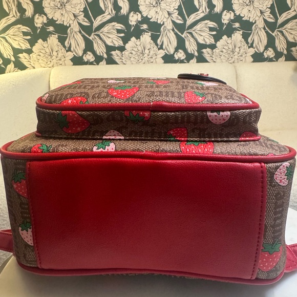 Juicy Couture Viral Strawberry Print Backpack - Brown and Red NWT main image 2